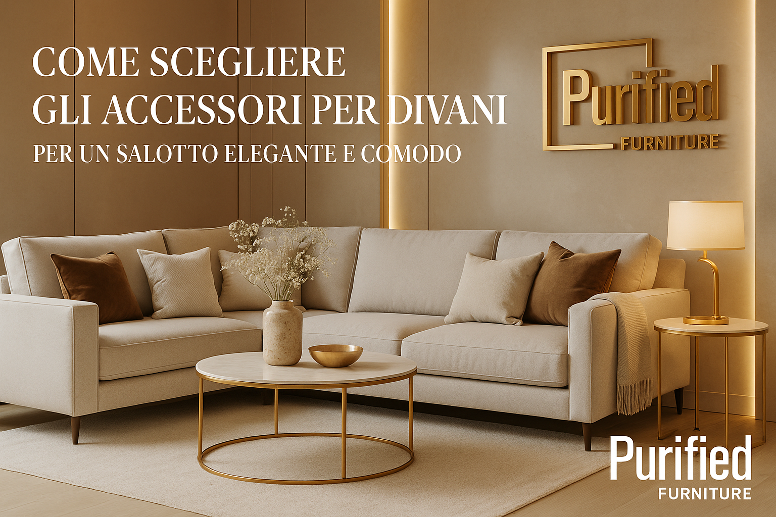 Come Scegliere gli Accessori per Divani per un Salotto Elegante e Comodo