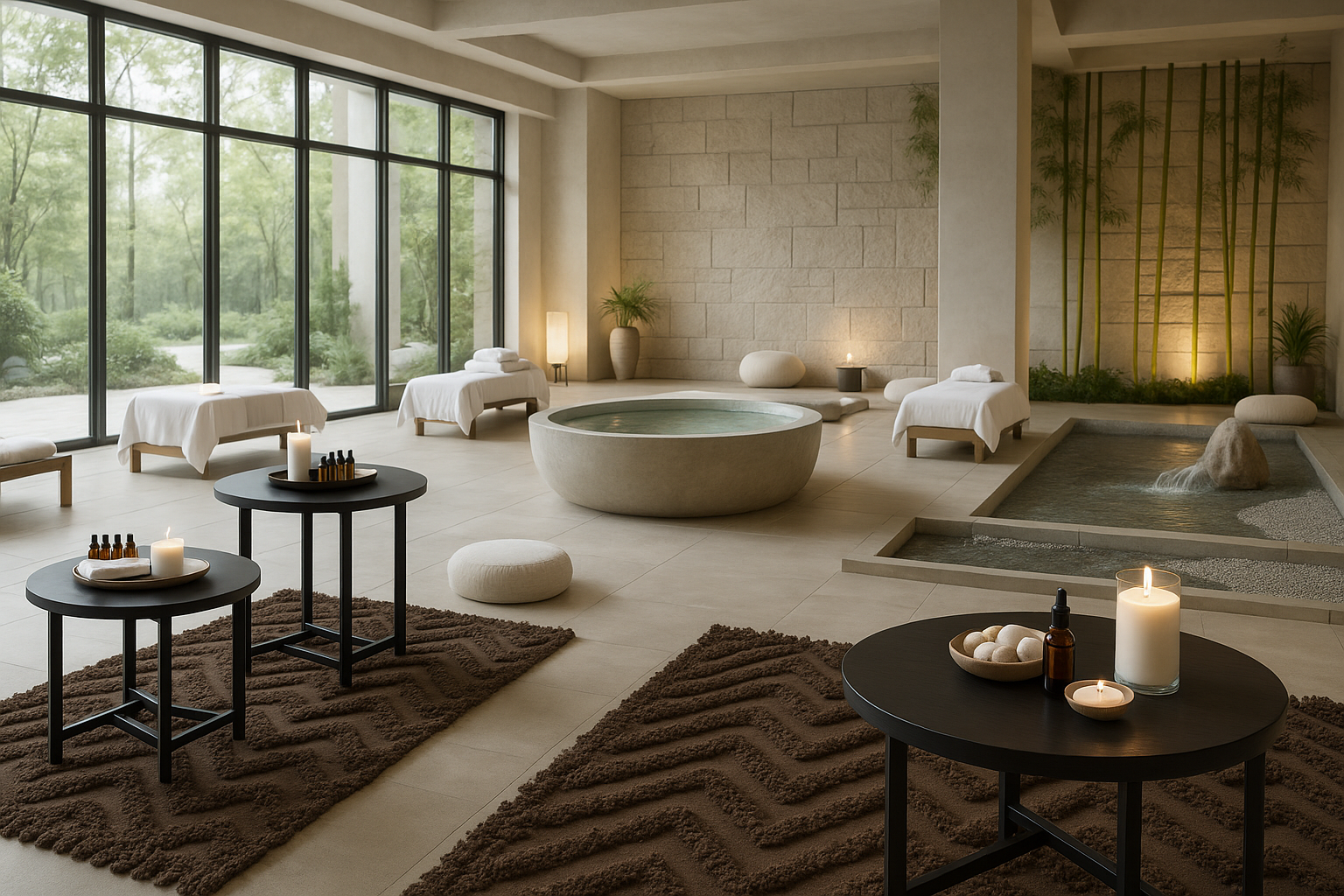 Enormous Luxury Spa Room