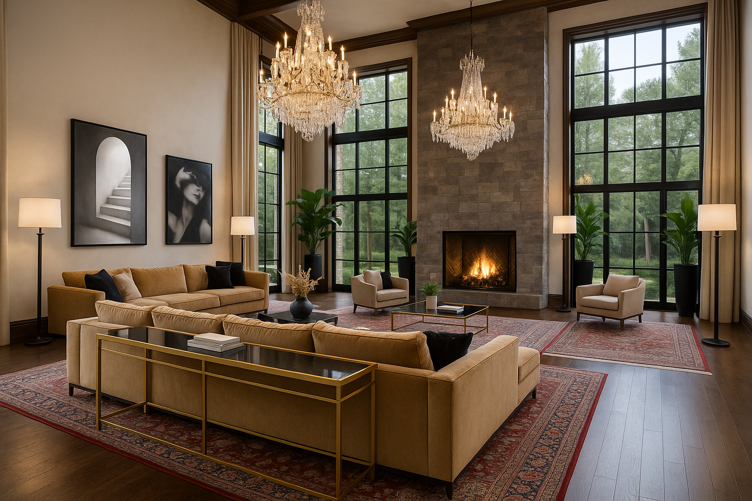 Massive Luxury Great Room