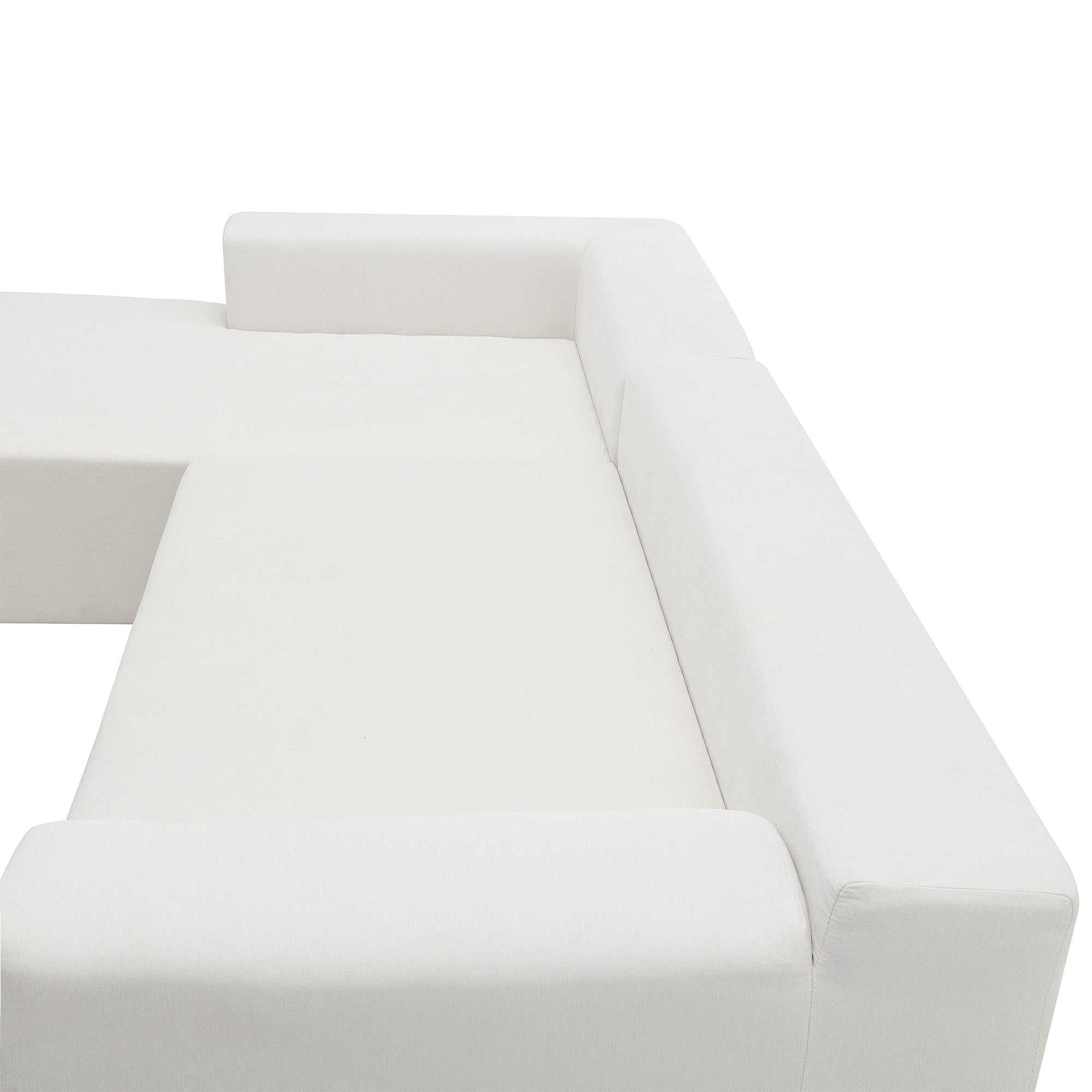 Divano Modulare Bianco 109x68cm