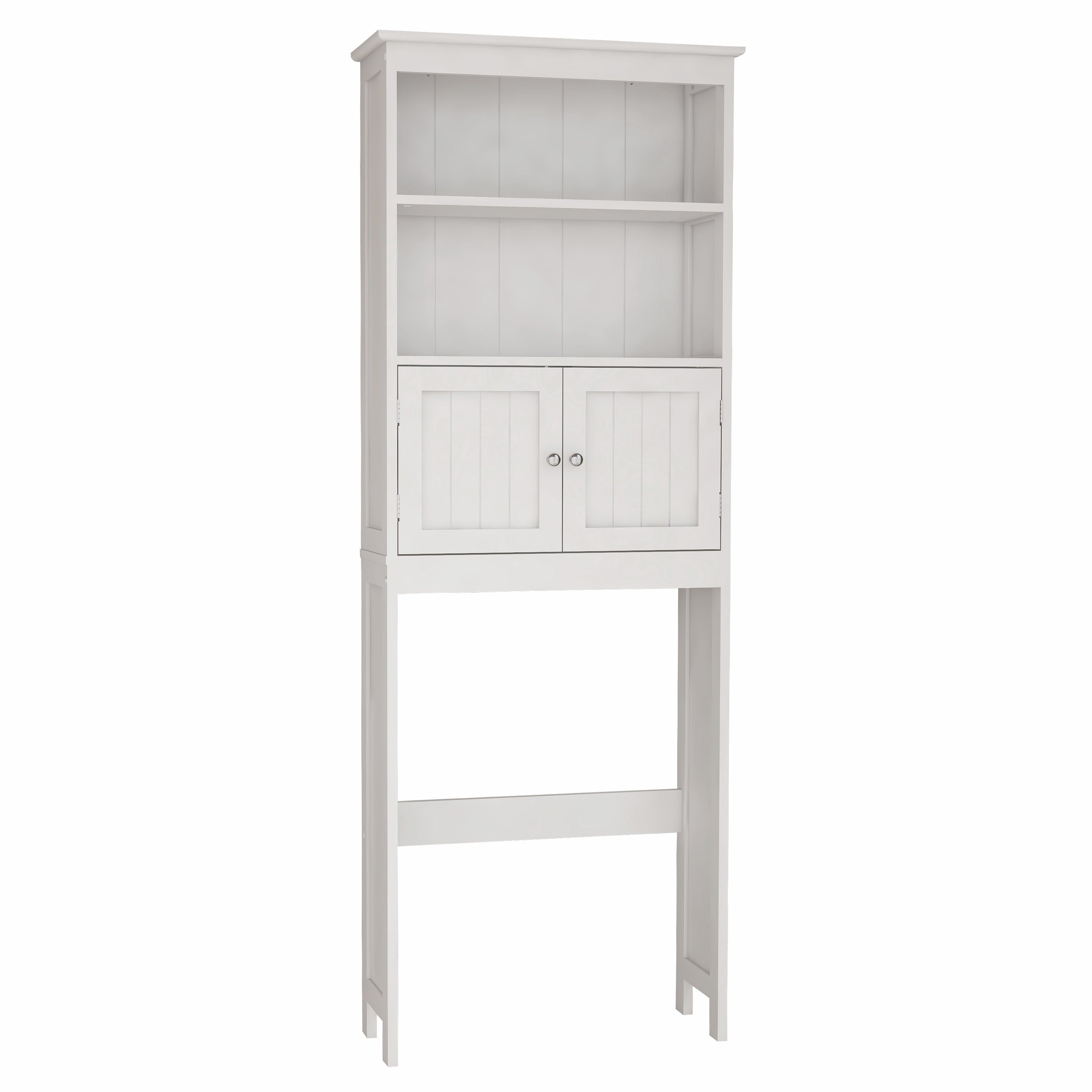 Mobile Bagno Sopra WC 2 Ripiani 2 Ante Legno