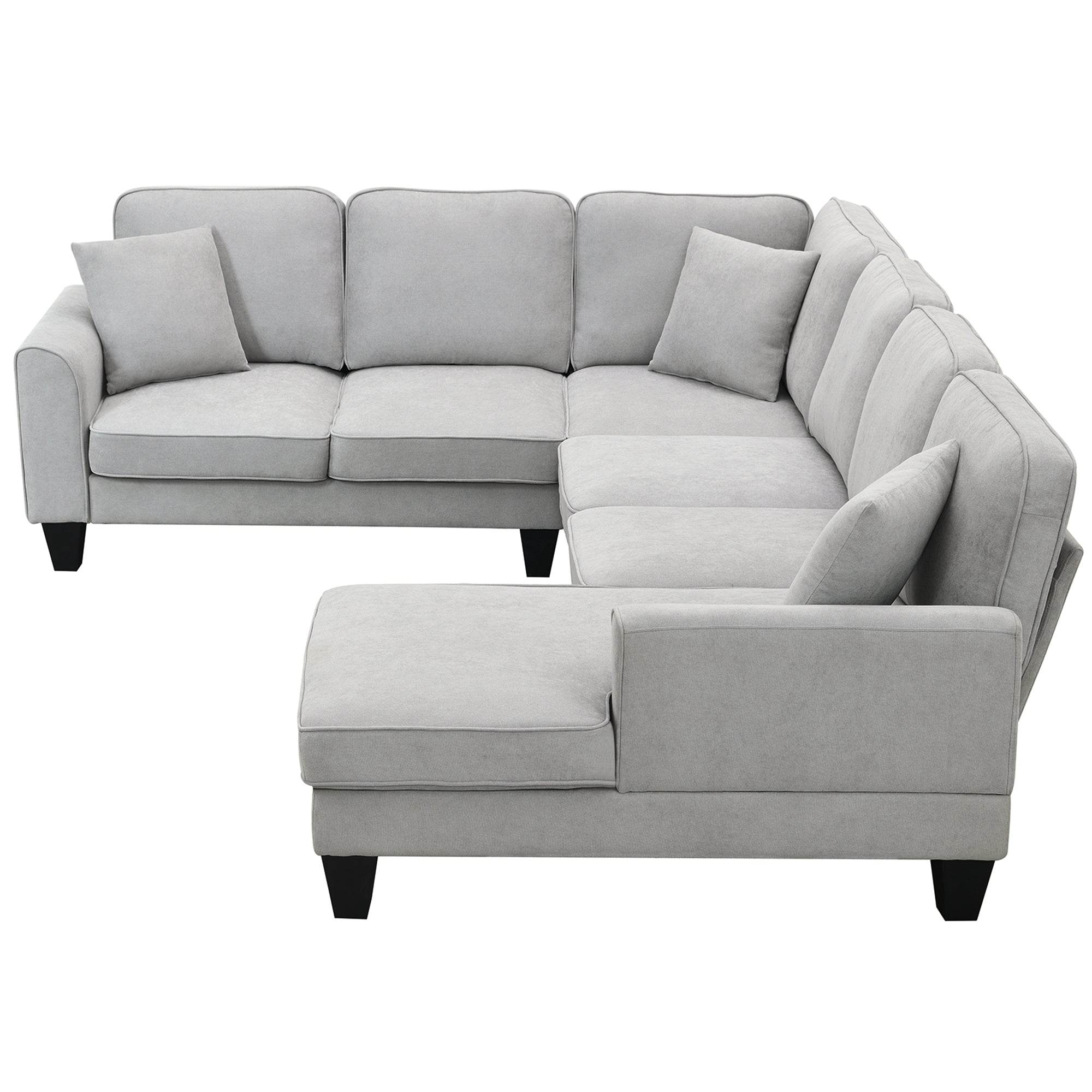 Divano Angolare Urbano 7 Posti - Comfort Moderno