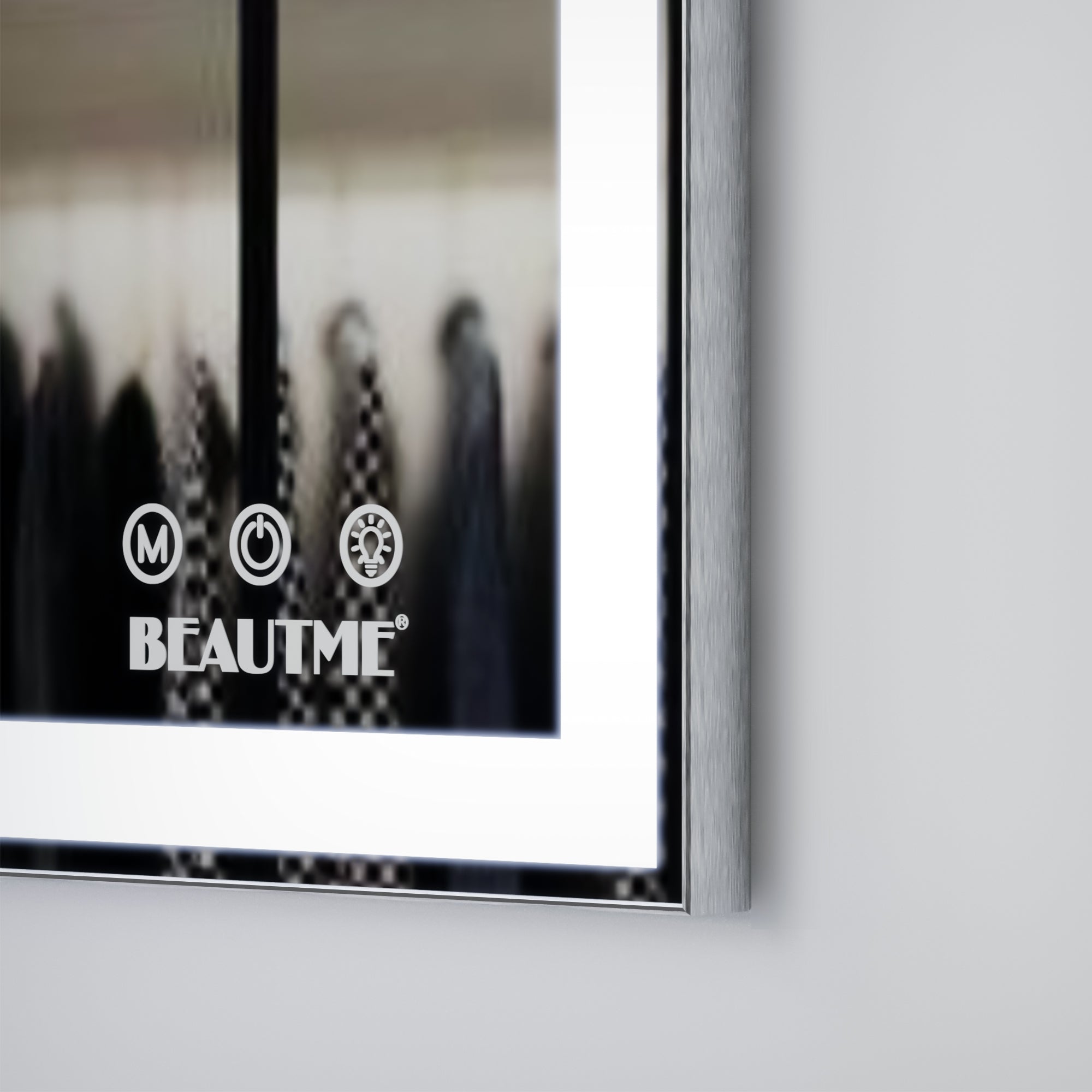 Specchio LED Bagno 122x61cm Antiappannamento