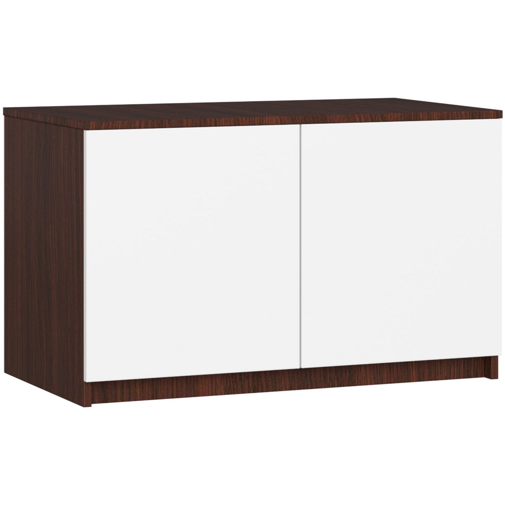 Sopralzo Armadio 90 cm 2 Ante – Wengé/Bianco