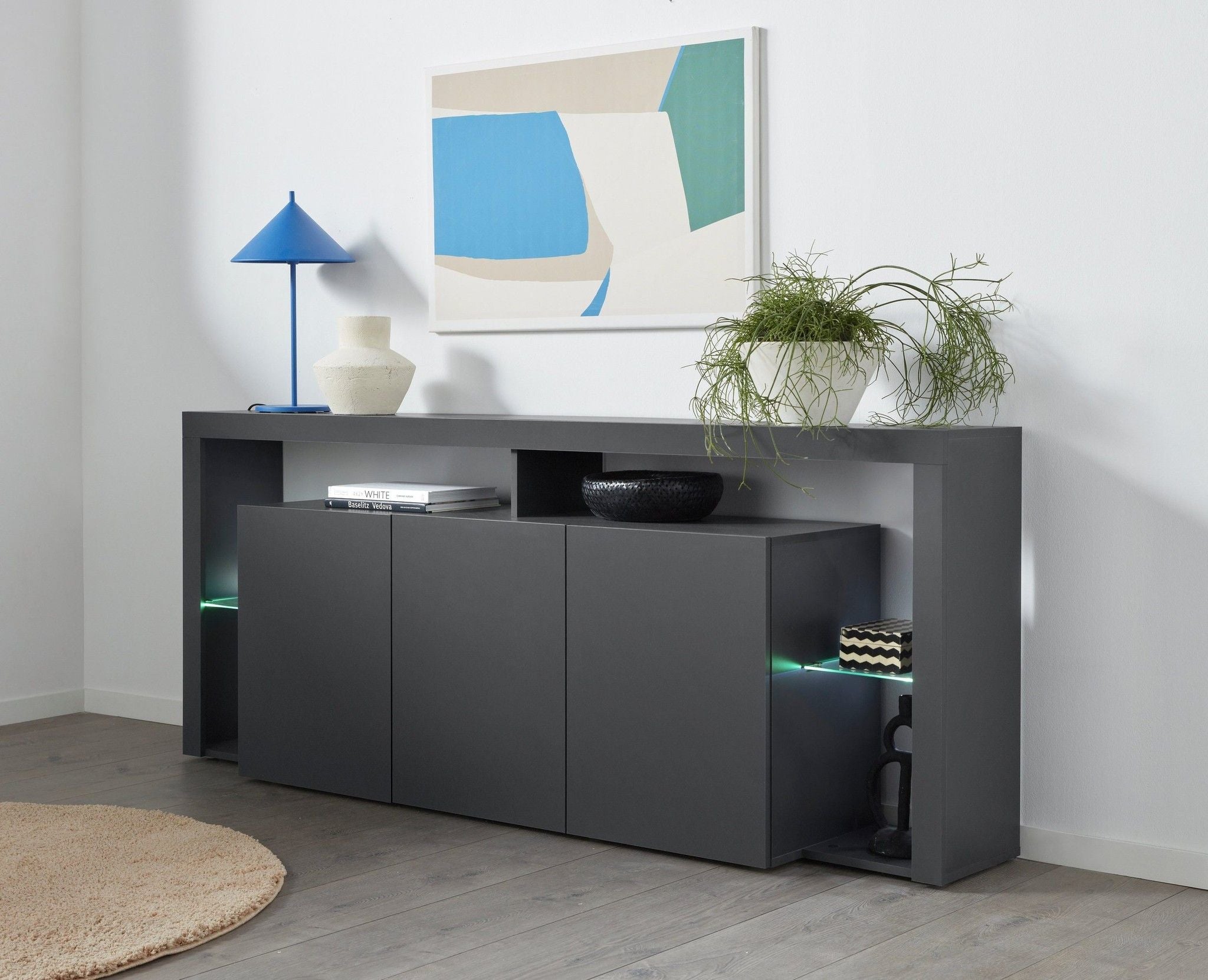 Credenza ESSENTIAL 3 ante da 200 cm.