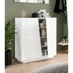 White glossy