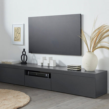 Porta TV ESSENTIAL 220 cm 2 anta 1 ribalta.