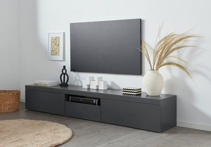 Porta TV ESSENTIAL 220 cm 2 anta 1 ribalta.