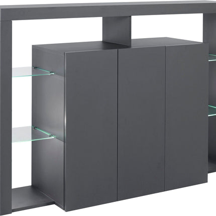 Madia alta ESSENTIAL da 150 cm con 3 ante.