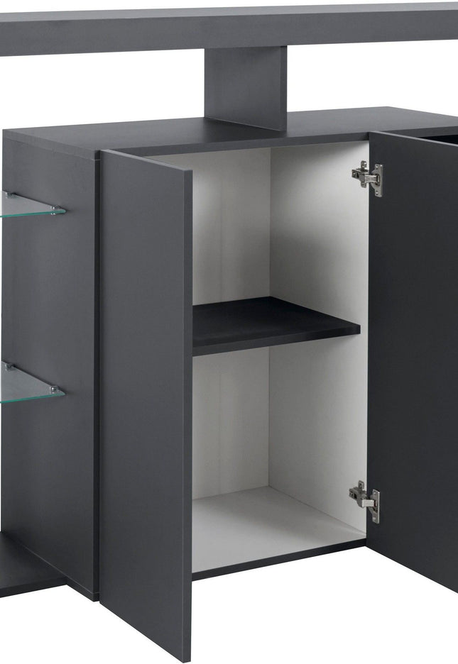 Madia alta ESSENTIAL da 150 cm con 3 ante.