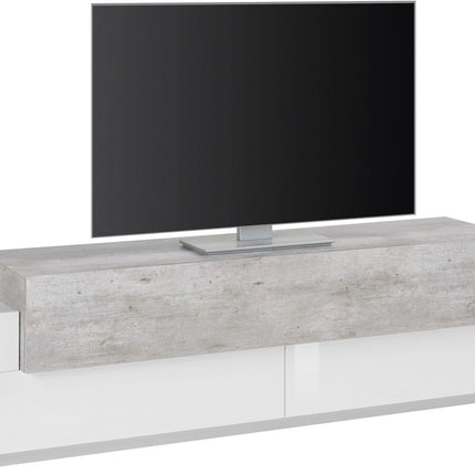 Porta tv CORO 200 cm 3 ante a ribalta.