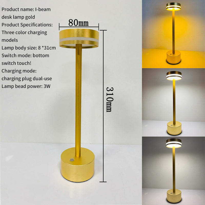 Lampada LED Nordica Metallo Ricaricabile