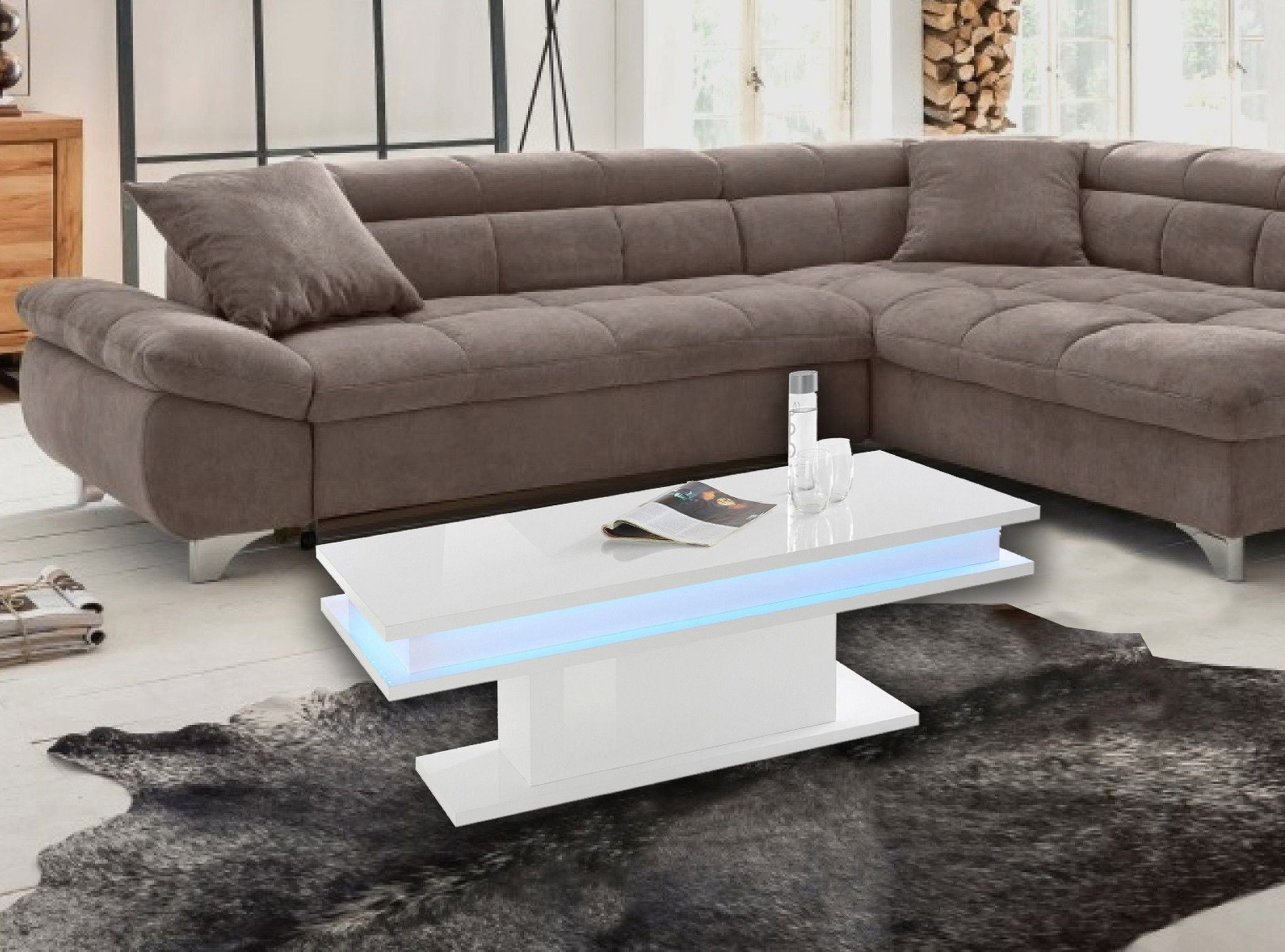 Tavolo da caffè LITTLE BIG con luce LED.