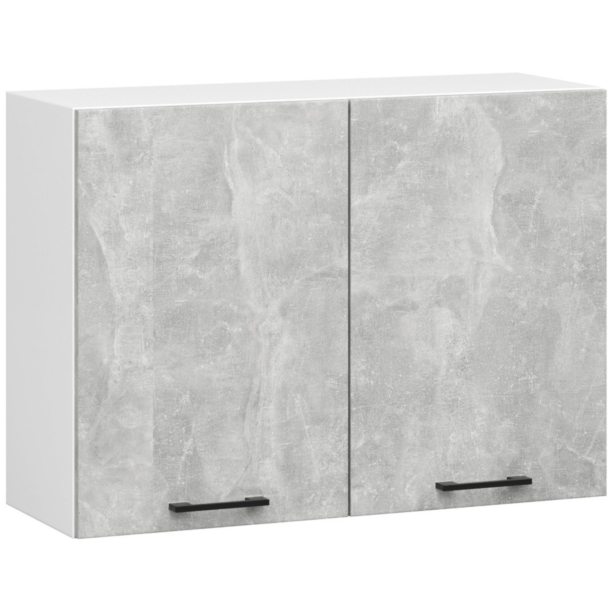 Set Cucina Linea 5 Elementi – Beton/Bianco 180x46x203 cm