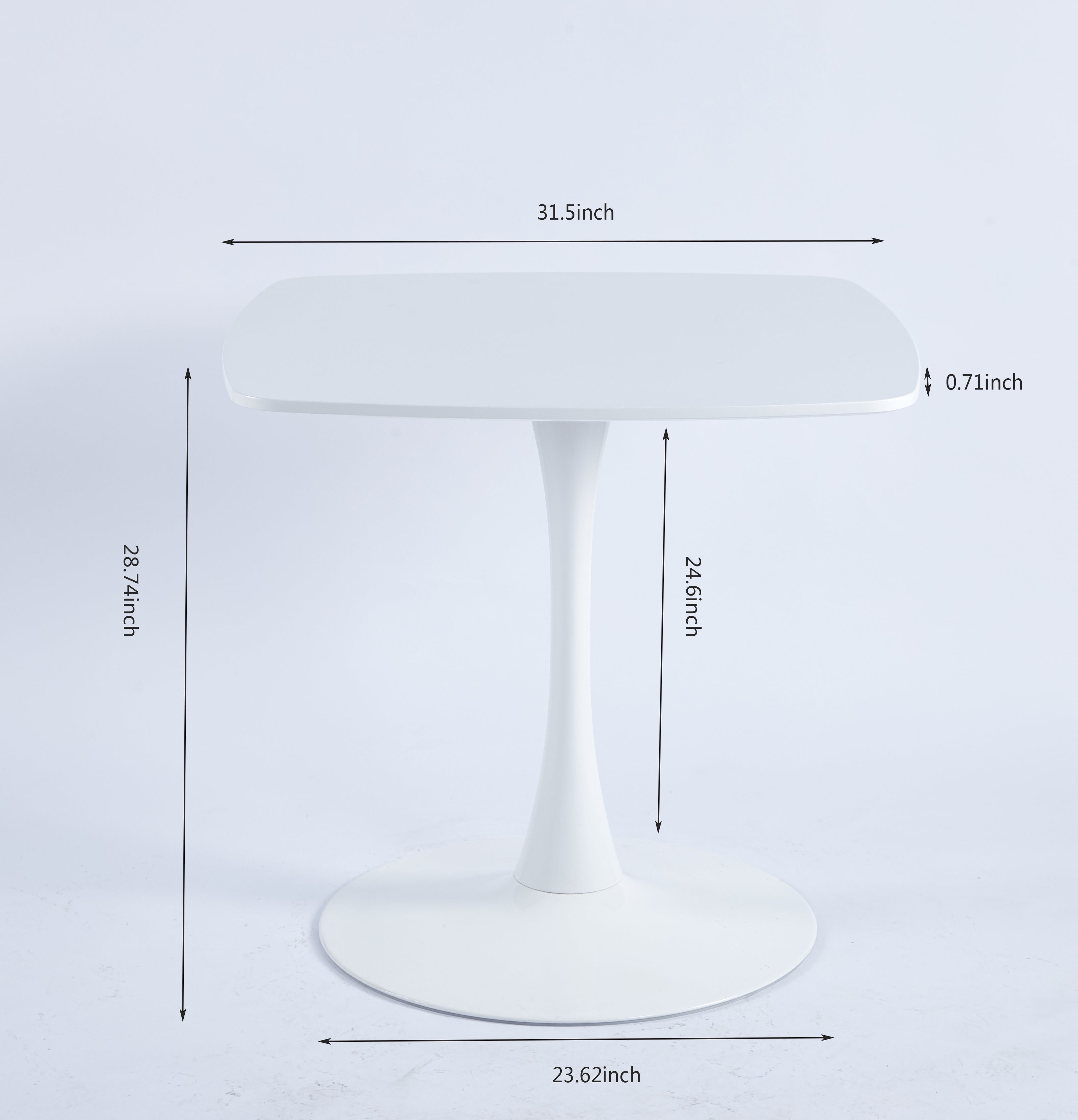 Tavolo Pranzo MDF Bianco