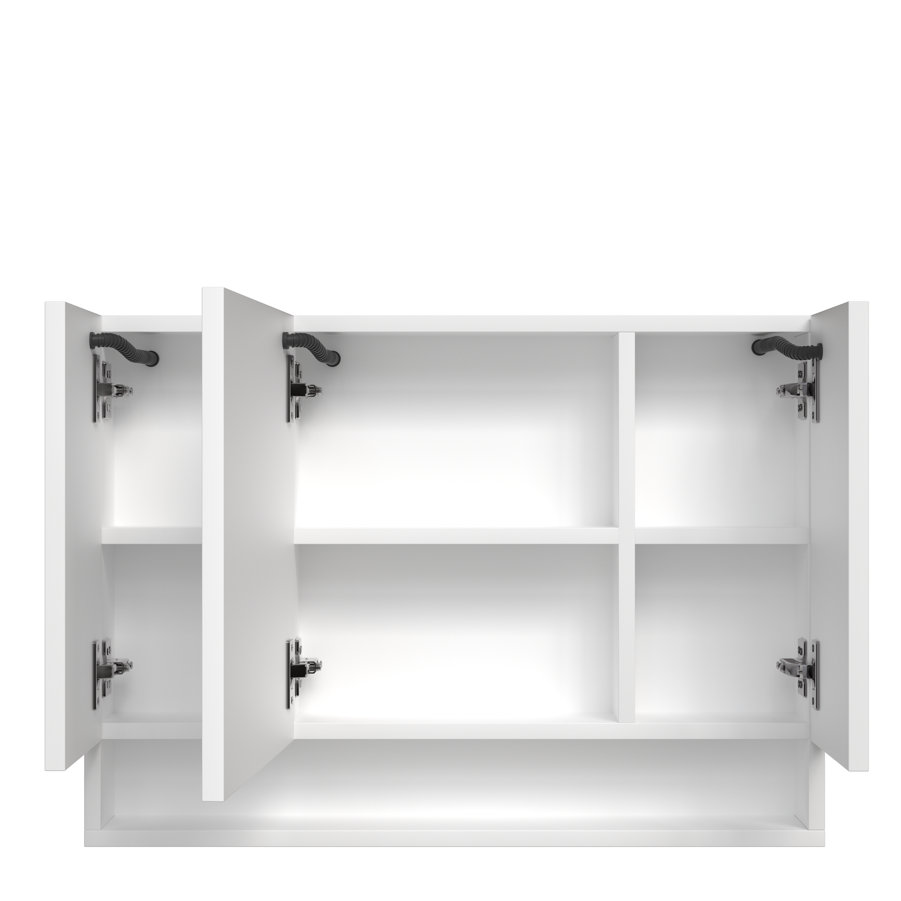 Armadietto Bagno LED 100x70cm 3 Ante