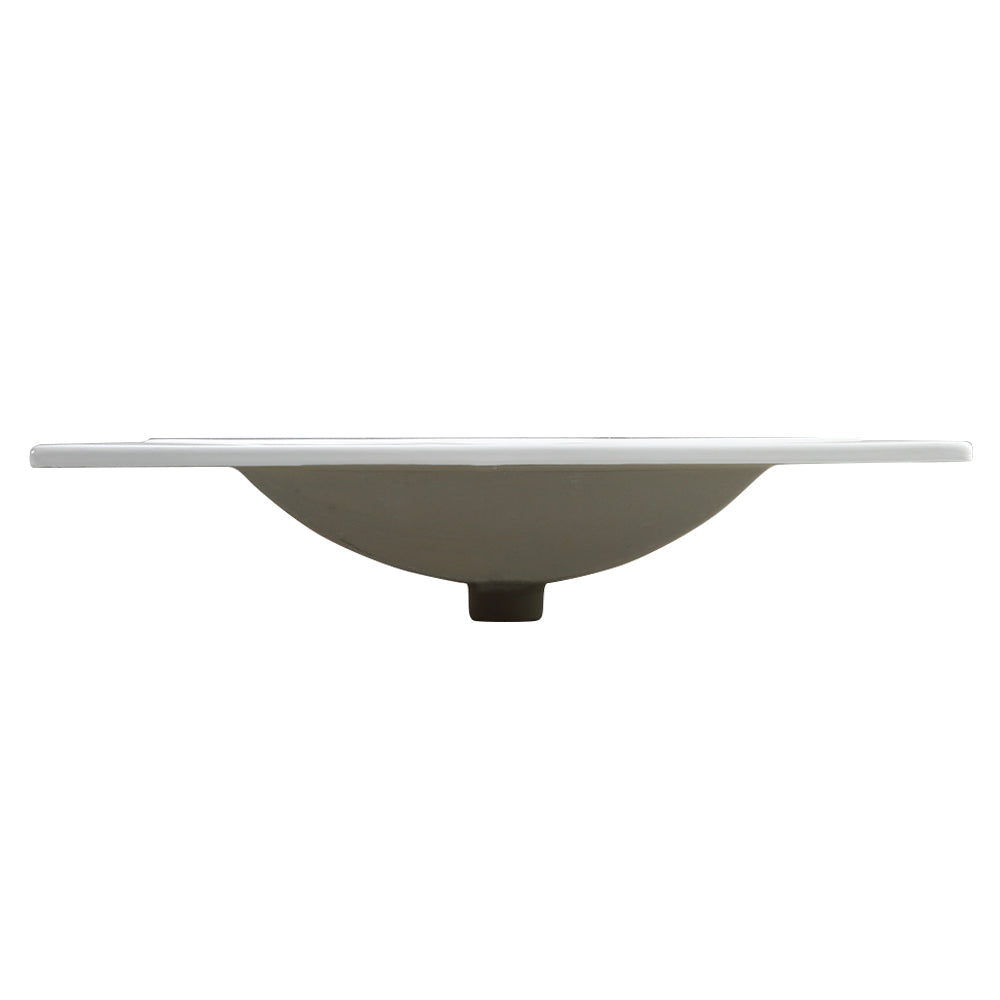 Lavabo Ceramica 76cm Bianco Grande