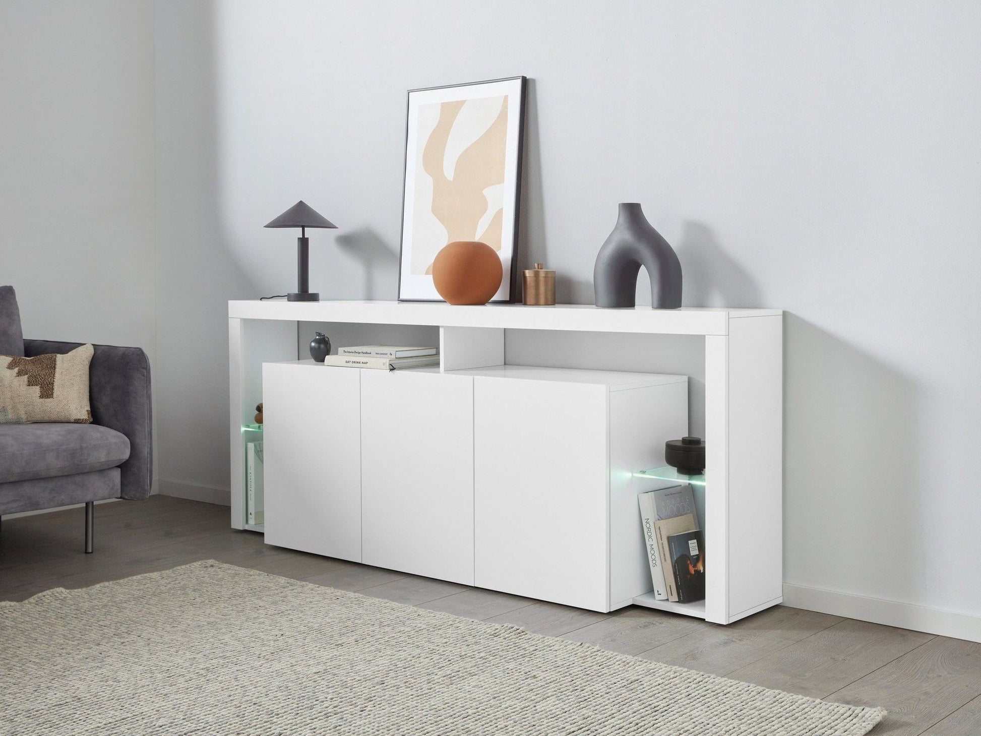 Credenza ESSENTIAL 3 ante da 200 cm.