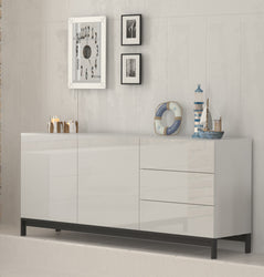 Credenza METIS con piedi 2 ante + 3 cassetti 170 cm