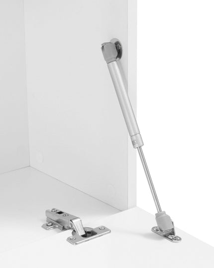 Porta tv MARUSKA 1 anta a ribalta - Bianco laccato lucido