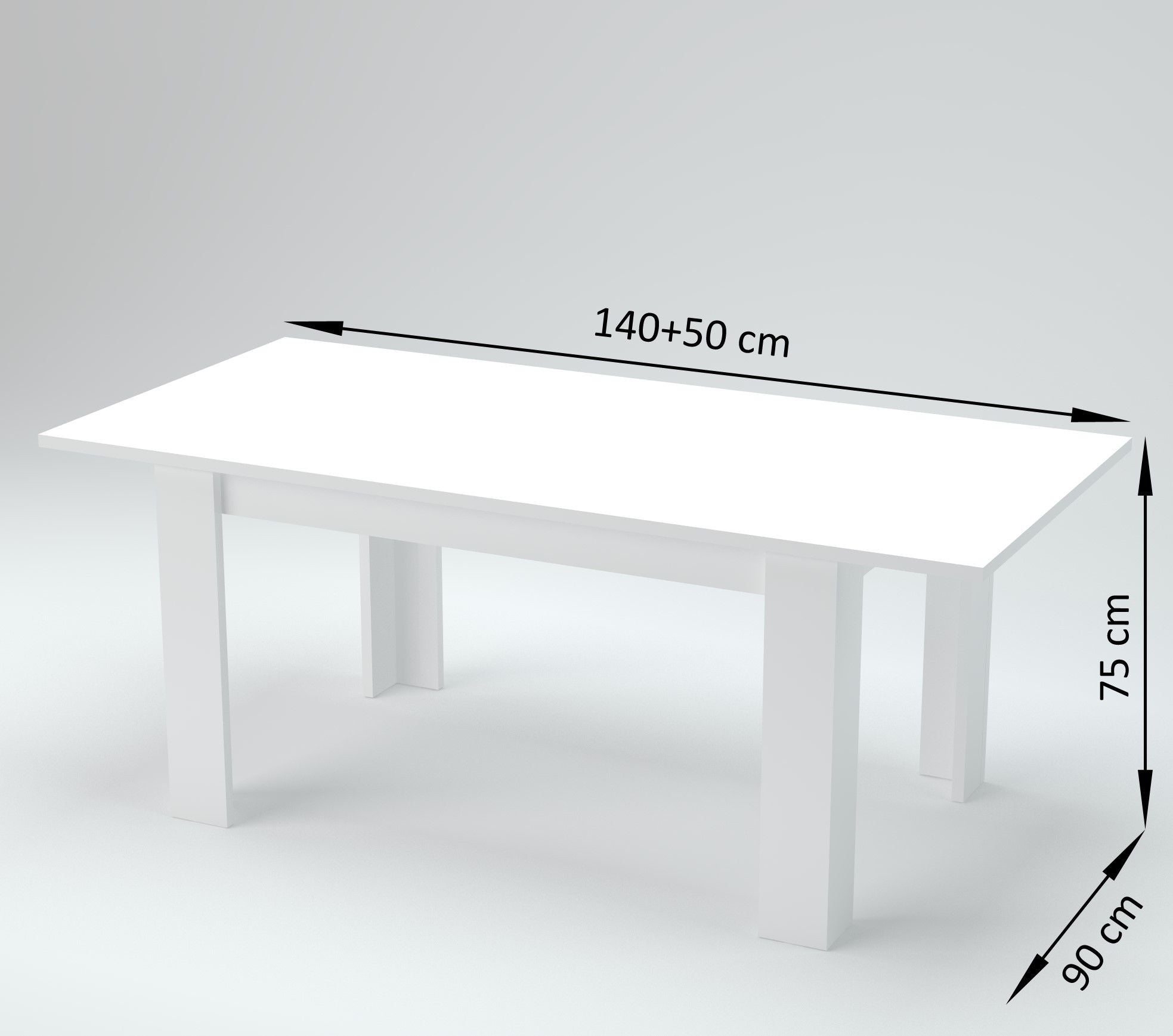 Tavolo allungabile JESI 140-190 cm.