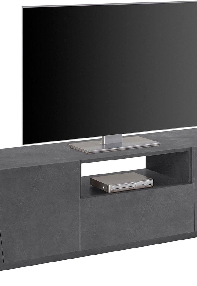 Porta tv VEGA 220 cm 4 ante battenti + 1 cassetto.