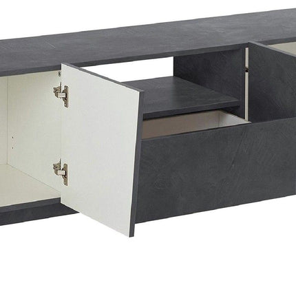 Porta tv VEGA 220 cm 4 ante battenti + 1 cassetto.