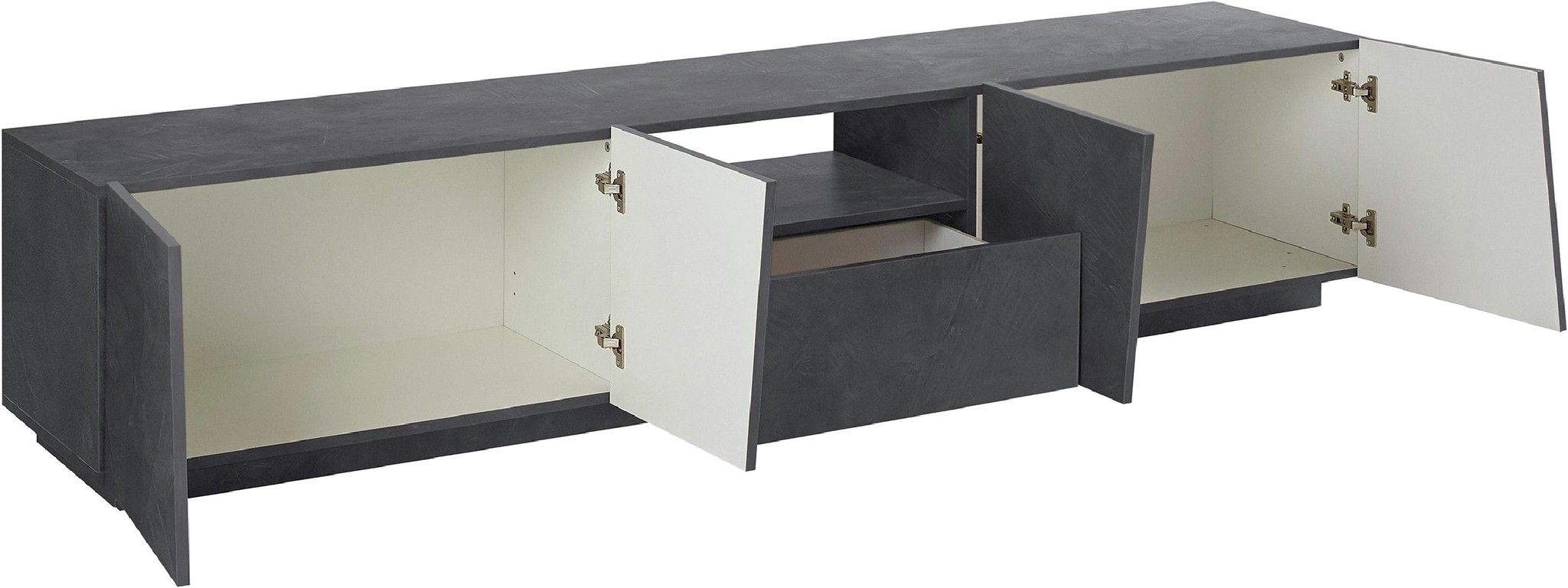 Porta tv VEGA 220 cm 4 ante battenti + 1 cassetto.