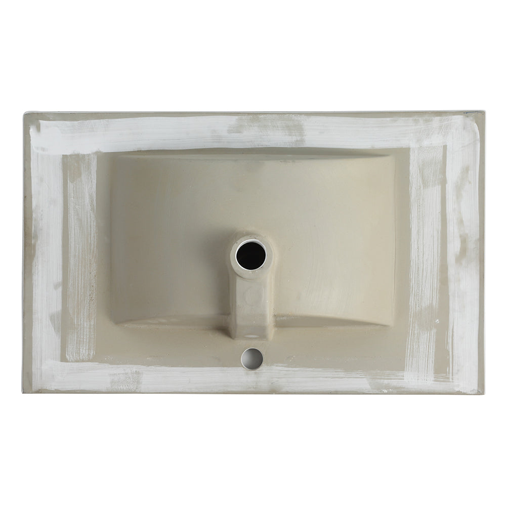 Lavabo Ceramica 76cm Bianco Grande