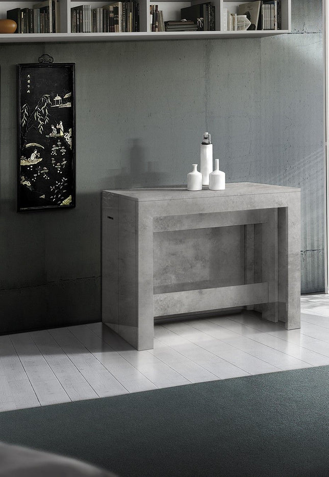 Set 2 panche allungabili PRATIKA - Bronx Concrete