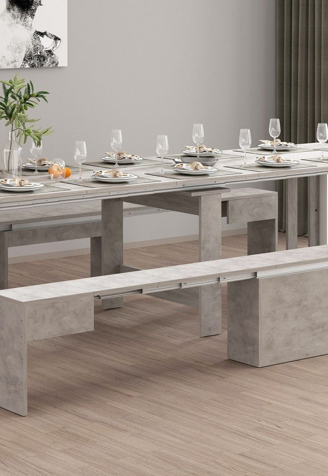 Set 2 panche allungabili PRATIKA