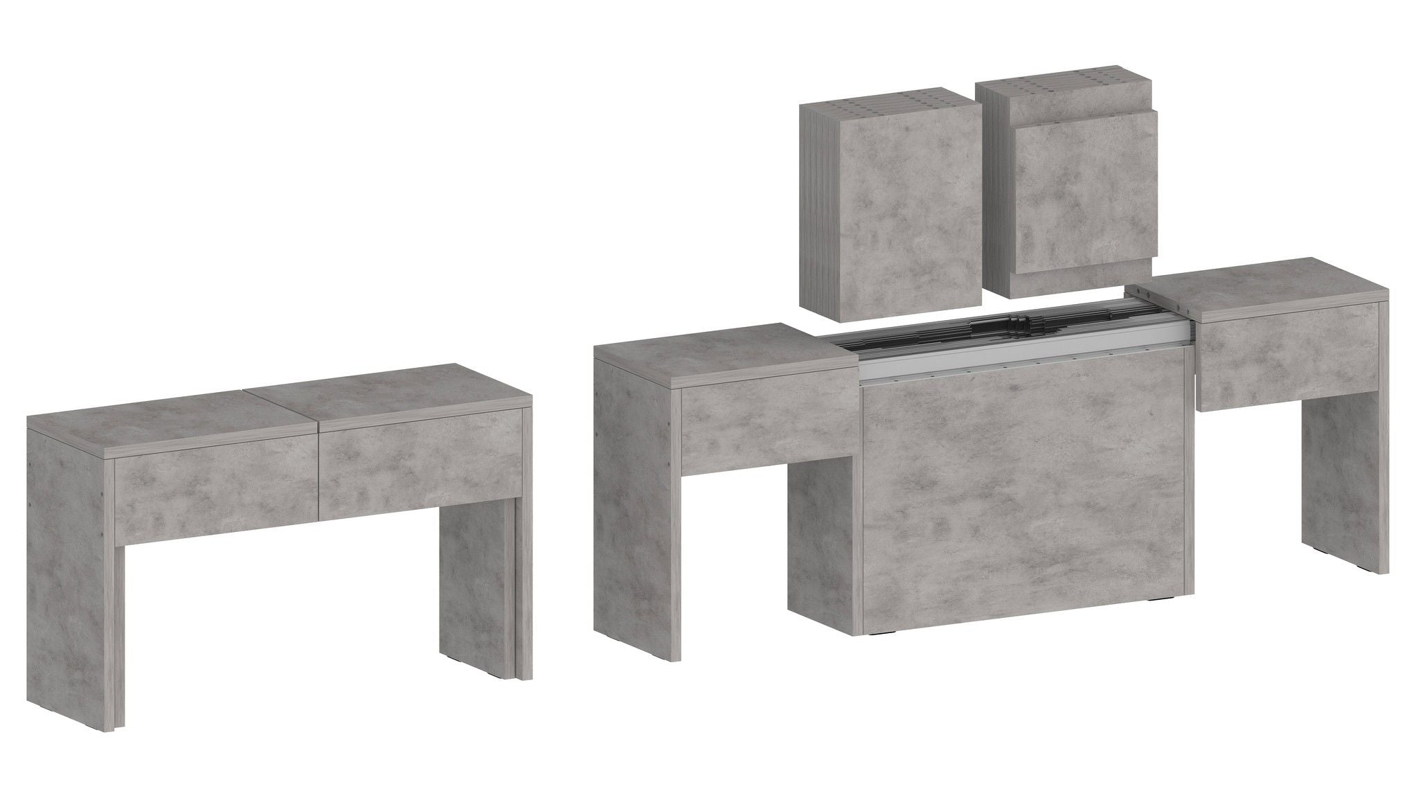 Set 2 panche allungabili PRATIKA