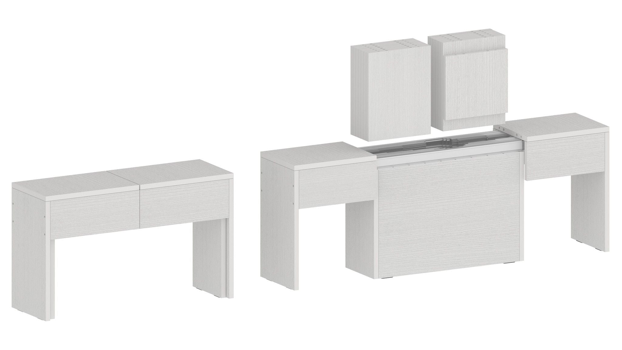 Set 2 panche allungabili PRATIKA