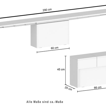 Set 2 panche allungabili PRATIKA