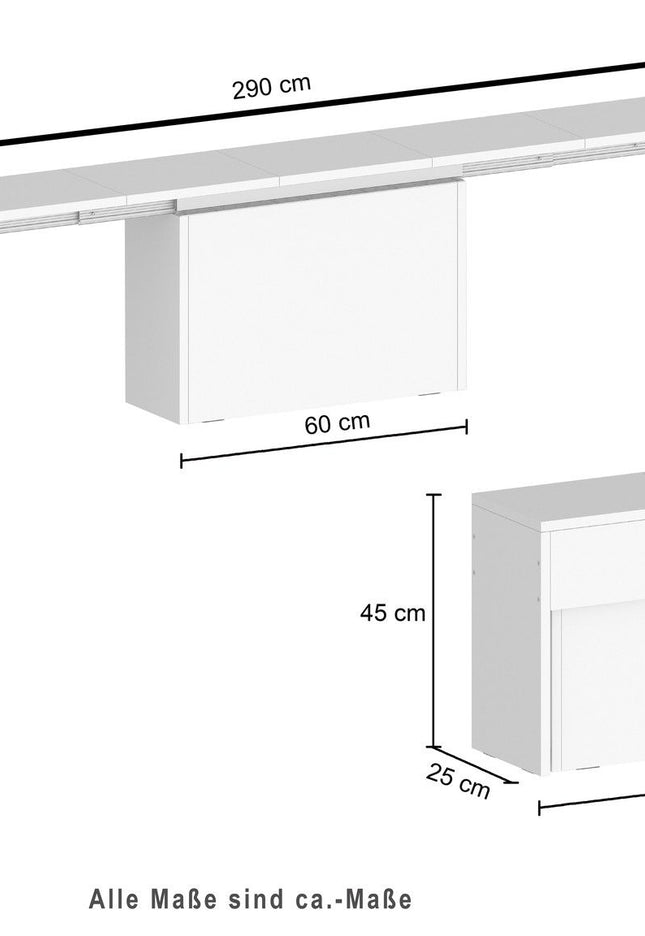Set 2 panche allungabili PRATIKA