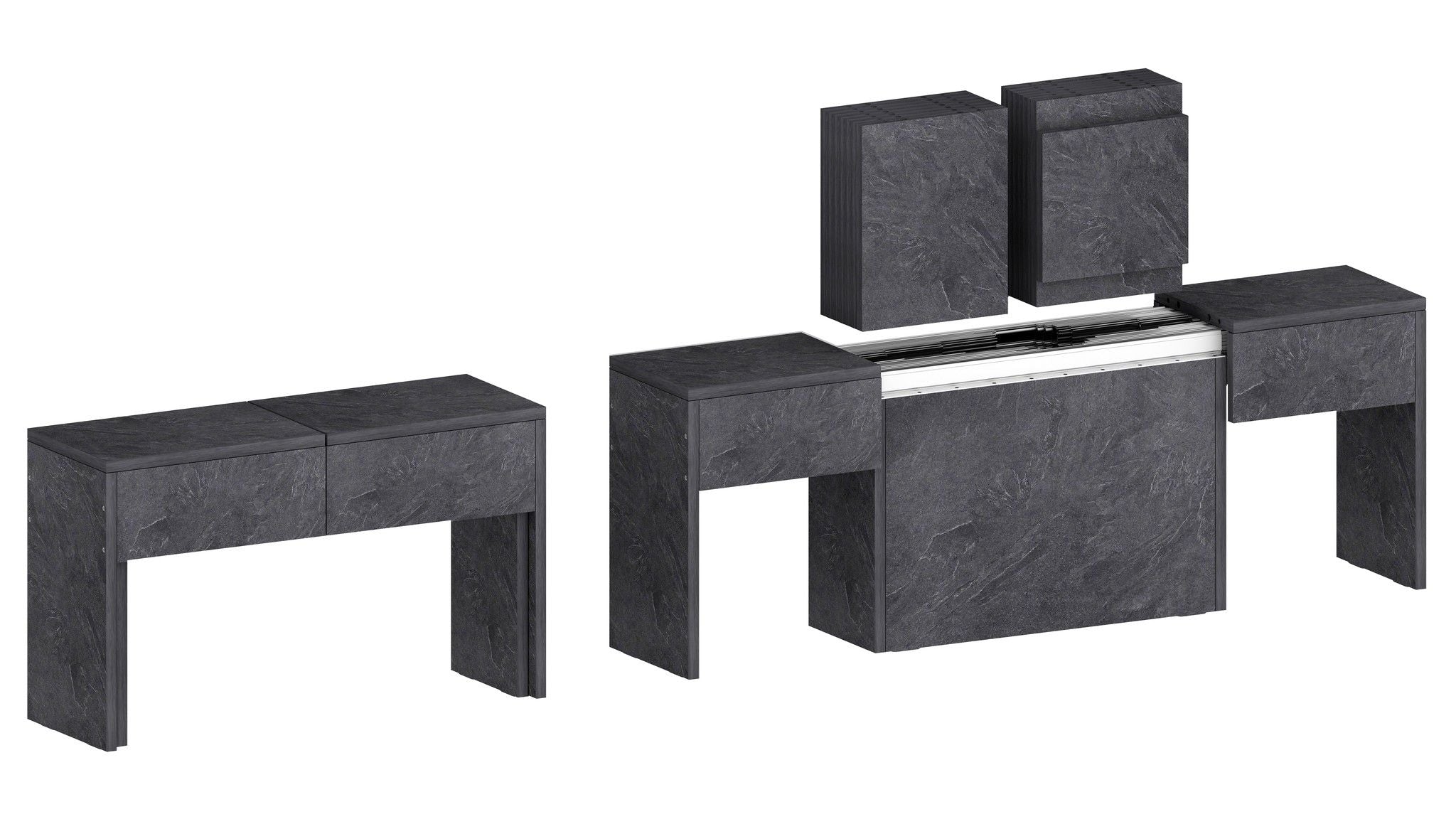 Set 2 panche allungabili PRATIKA