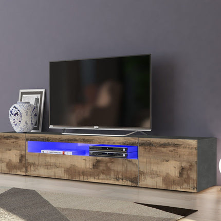 Porta tv DAIQUIRI 200 cm 2 ante battenti + 1 anta a ribalta.