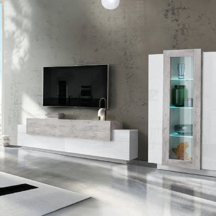 Soggiorno CORO con porta TV + vetrina.
