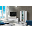 Glossy white / Concrete