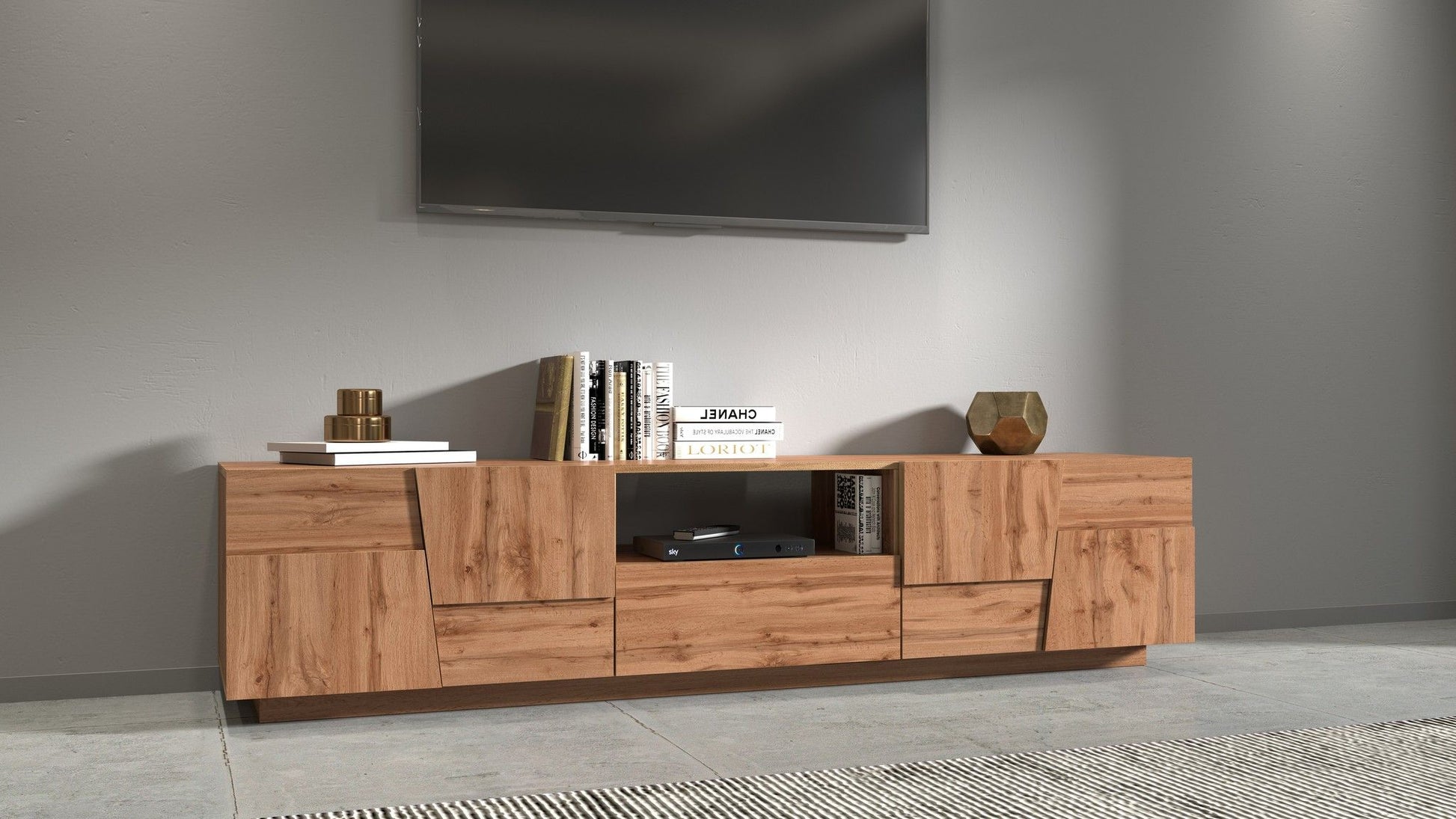 Porta TV PONGO da 220 cm.