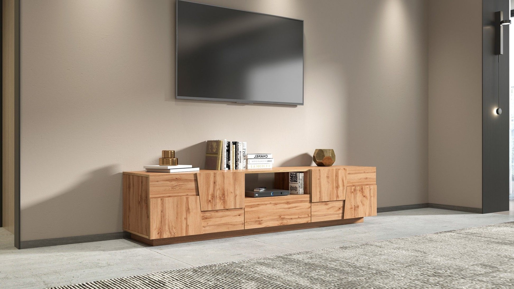 Porta TV PONGO da 220 cm.