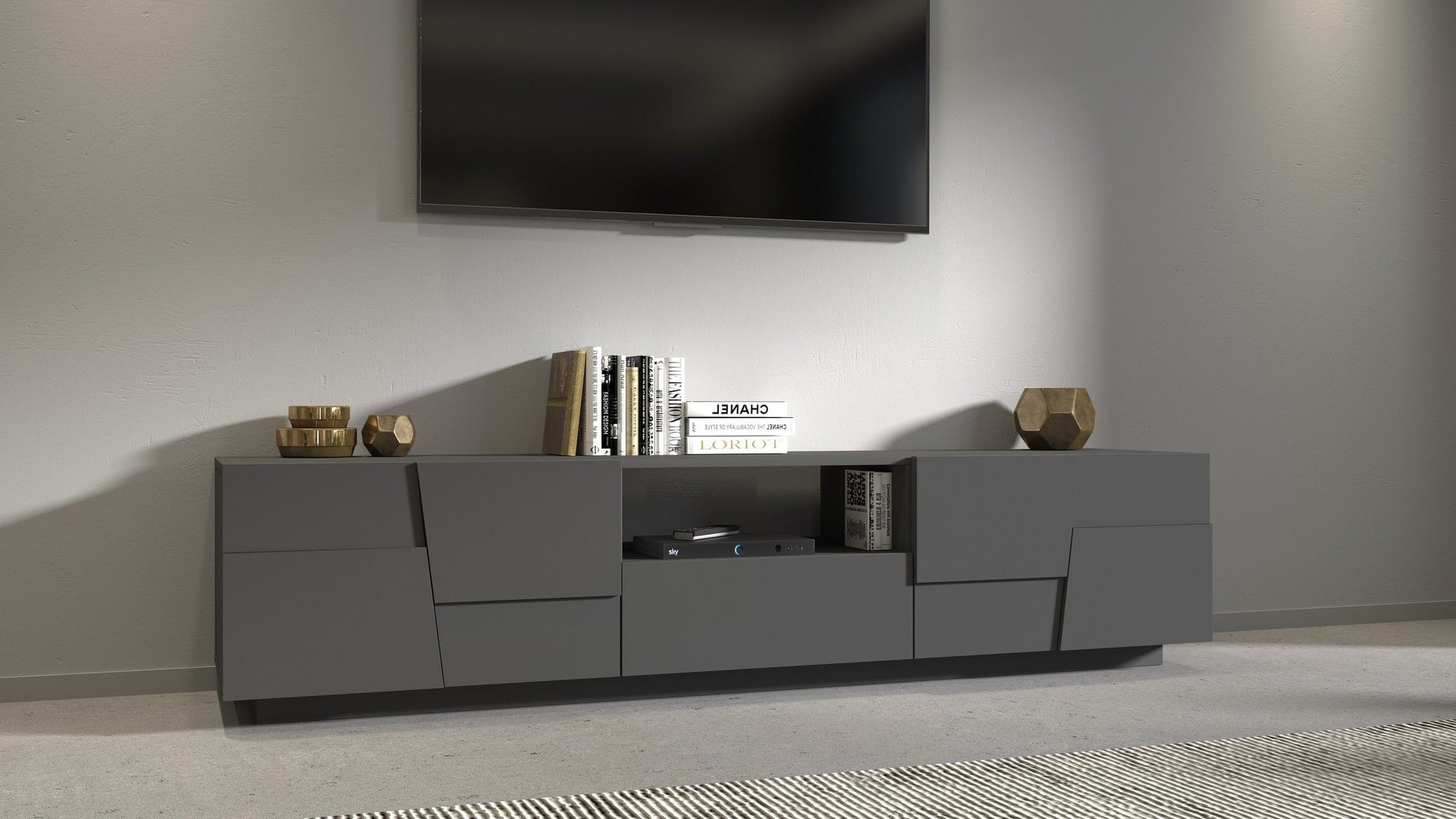 Porta TV PONGO da 220 cm.