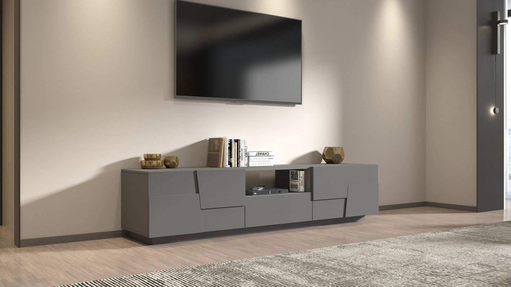 Porta TV PONGO da 220 cm.