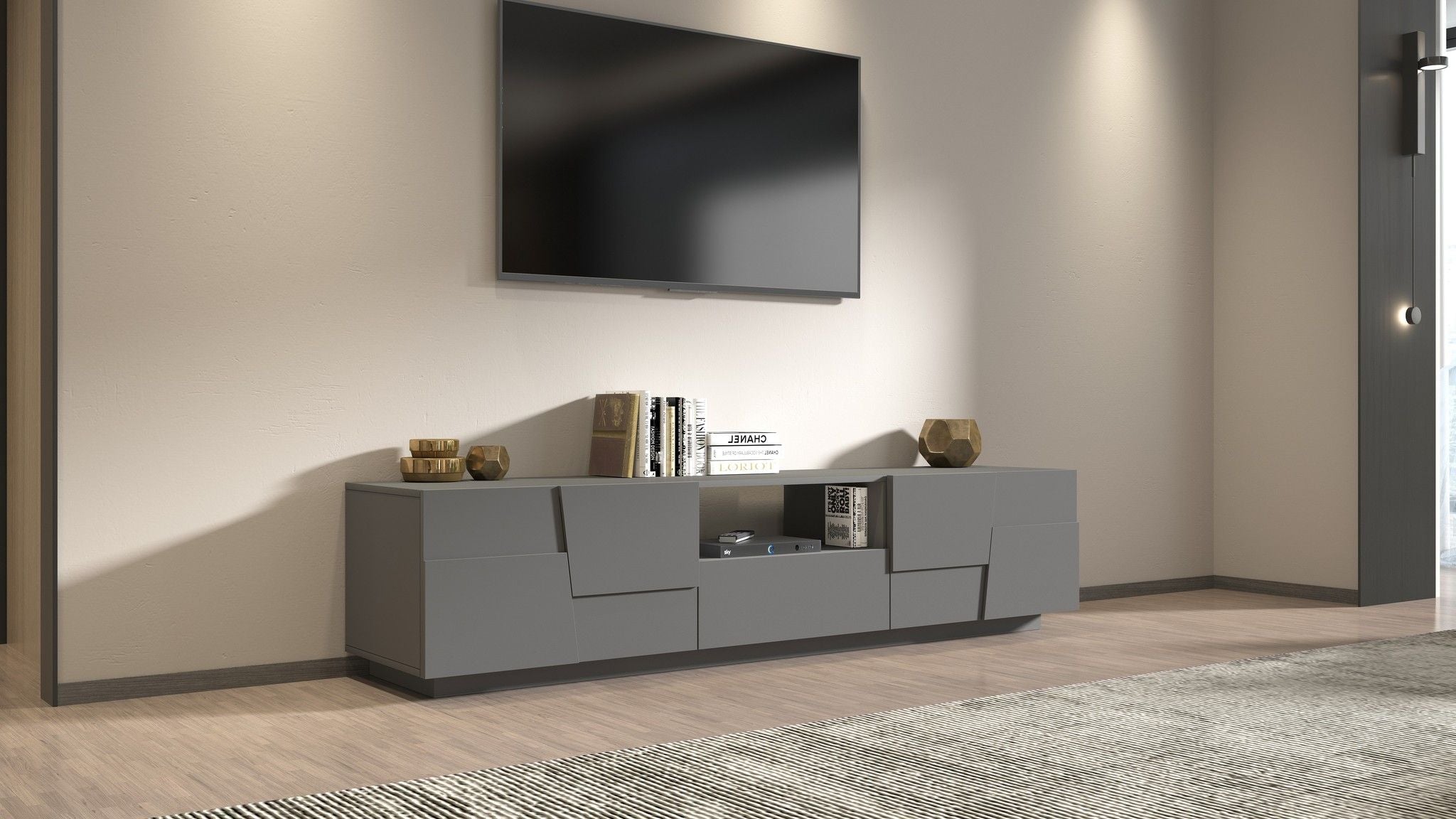 Porta TV PONGO da 220 cm.