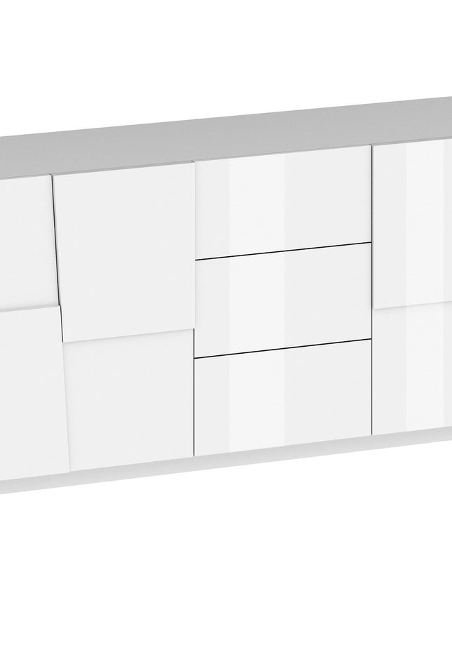 Credenza PONGO a 4 ante e 3 cassetti.