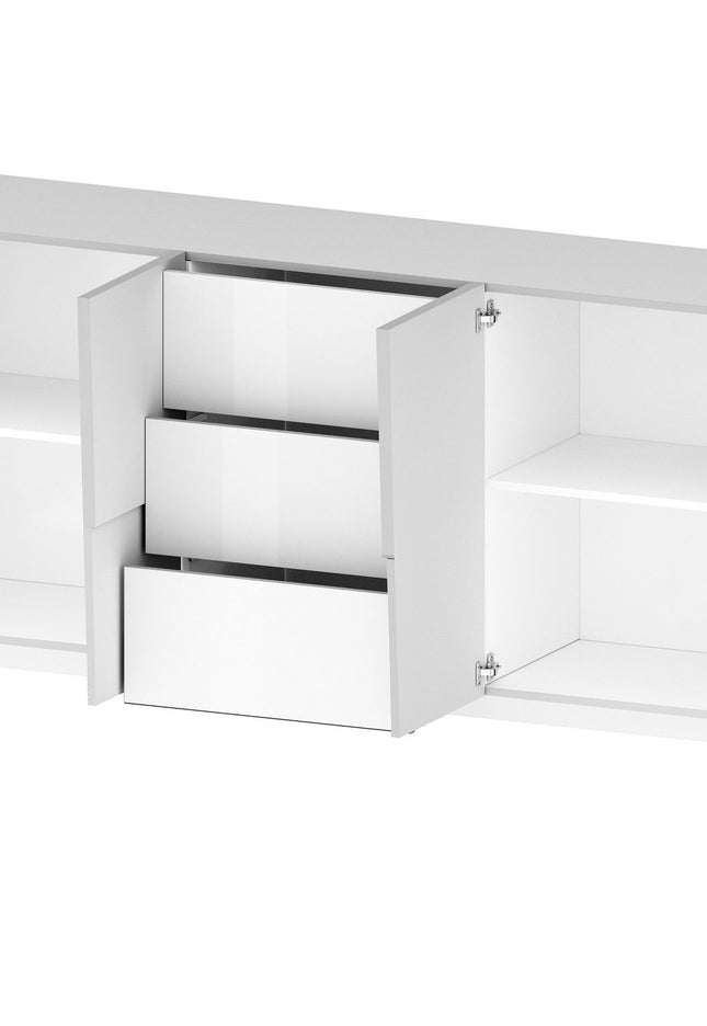 Credenza PONGO a 4 ante e 3 cassetti.