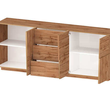Credenza PONGO a 4 ante e 3 cassetti.