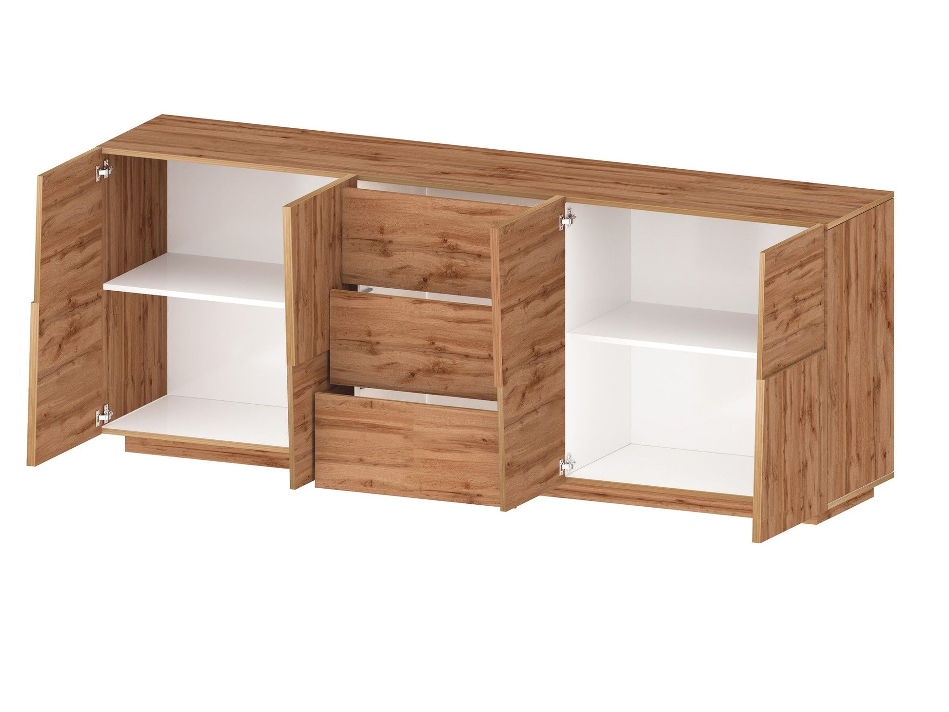 Credenza PONGO a 4 ante e 3 cassetti.
