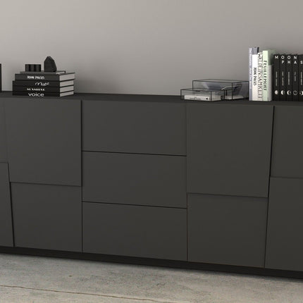 Credenza PONGO a 4 ante e 3 cassetti.