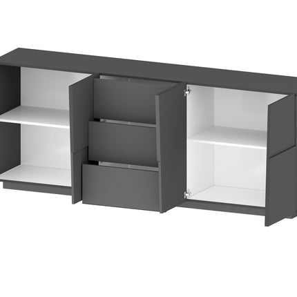 Credenza PONGO a 4 ante e 3 cassetti.